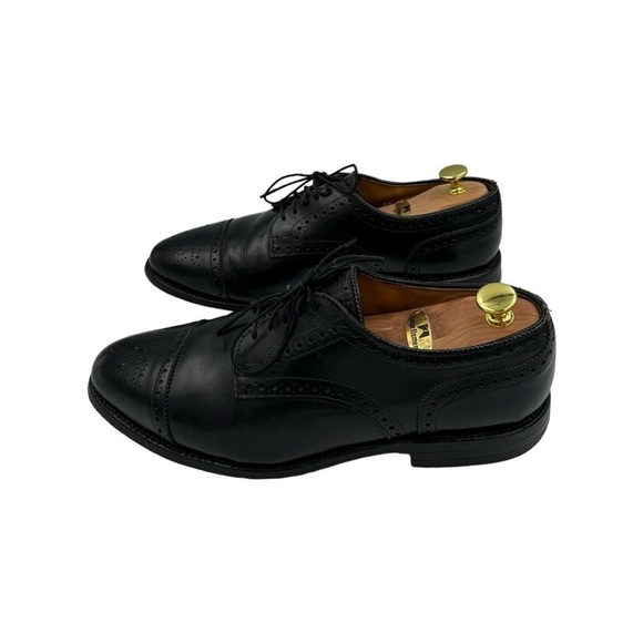 ALLEN EDMONDS Sanford Cap Toe Derby Oxford Dress Shoe Black 8.5D main image 4